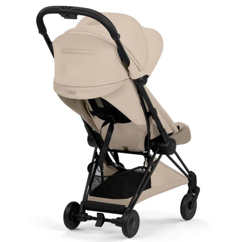 Cybex Platinum Coya Stroller Style Collection, Matte Black Frame/Cozy Beige Lux Seat Image 5