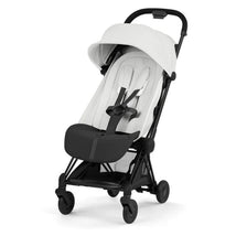 Cybex Platinum Coya Stroller Style Collection, Matte Black Frame/Off White Lux Seat Image 1