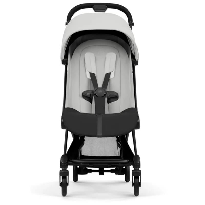 Cybex Platinum Coya Stroller Style Collection, Matte Black Frame/Off White Lux Seat Image 4