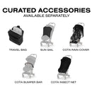 Cybex Platinum Coya Stroller Style Collection, Rose Gold Frame/Coconut Brown Lux Seat Image 10