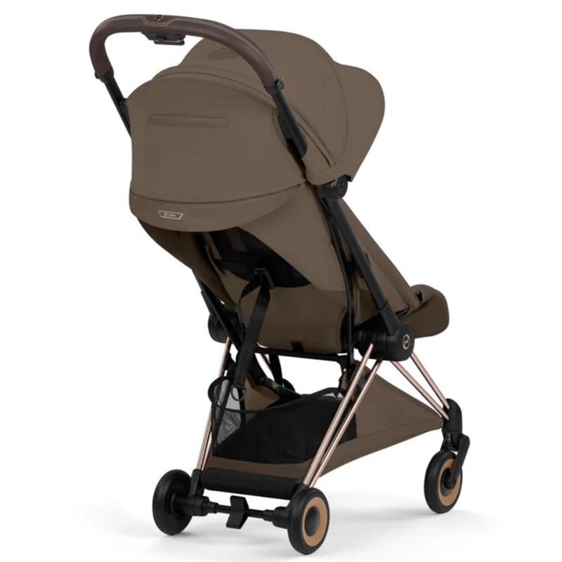 Cybex Platinum Coya Stroller Style Collection, Rose Gold Frame/Coconut Brown Lux Seat Image 5