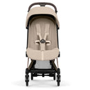 Cybex Platinum Coya Stroller Style Collection, Rose Gold Frame/Cozy Beige Lux Seat Image 4