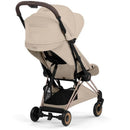 Cybex Platinum Coya Stroller Style Collection, Rose Gold Frame/Cozy Beige Lux Seat Image 5
