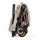 Cybex Platinum Coya Stroller Style Collection, Rose Gold Frame/Cozy Beige Lux Seat Image 6