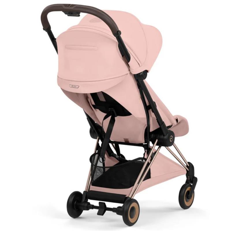 Cybex Platinum Coya Stroller Style Collection, Rose Gold Frame/Peach Pink Lux Seat Image 5