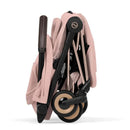 Cybex Platinum Coya Stroller Style Collection, Rose Gold Frame/Peach Pink Lux Seat Image 6