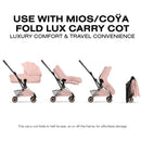 Cybex Platinum Coya Stroller Style Collection, Rose Gold Frame/Peach Pink Lux Seat Image 8