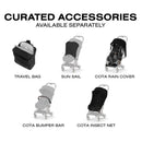 Cybex Platinum Coya Stroller Style Collection, Rose Gold Frame/Sage Green Lux Seat Image 10