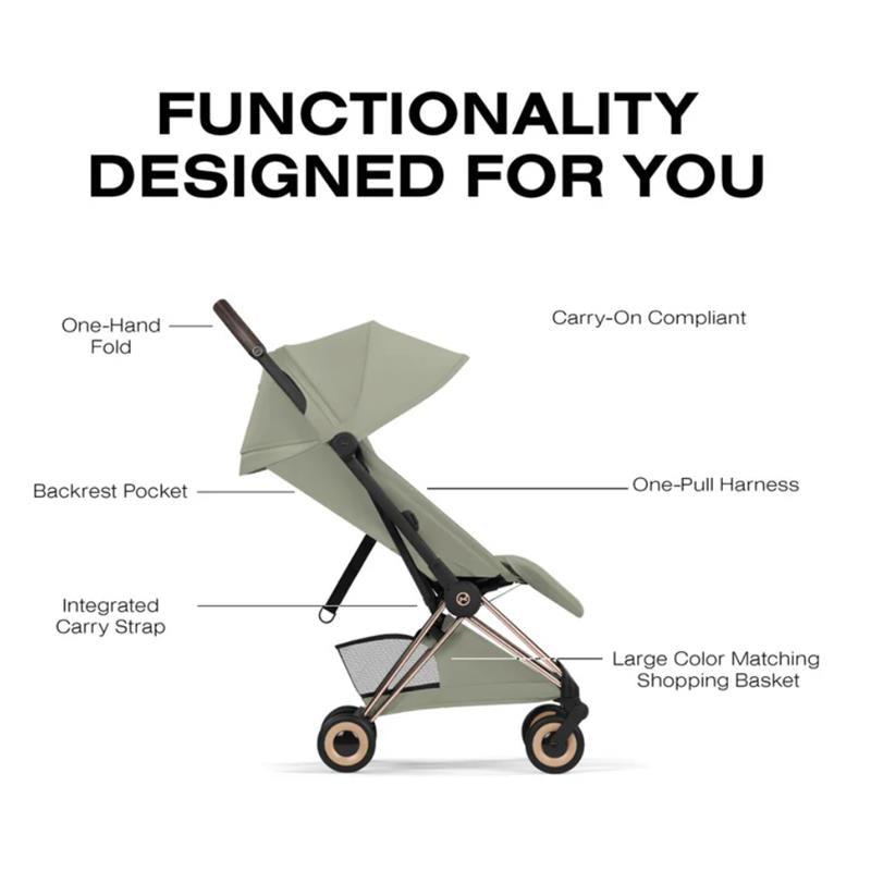 cybex khaki green Cybex COYA Stroller - Style Collection