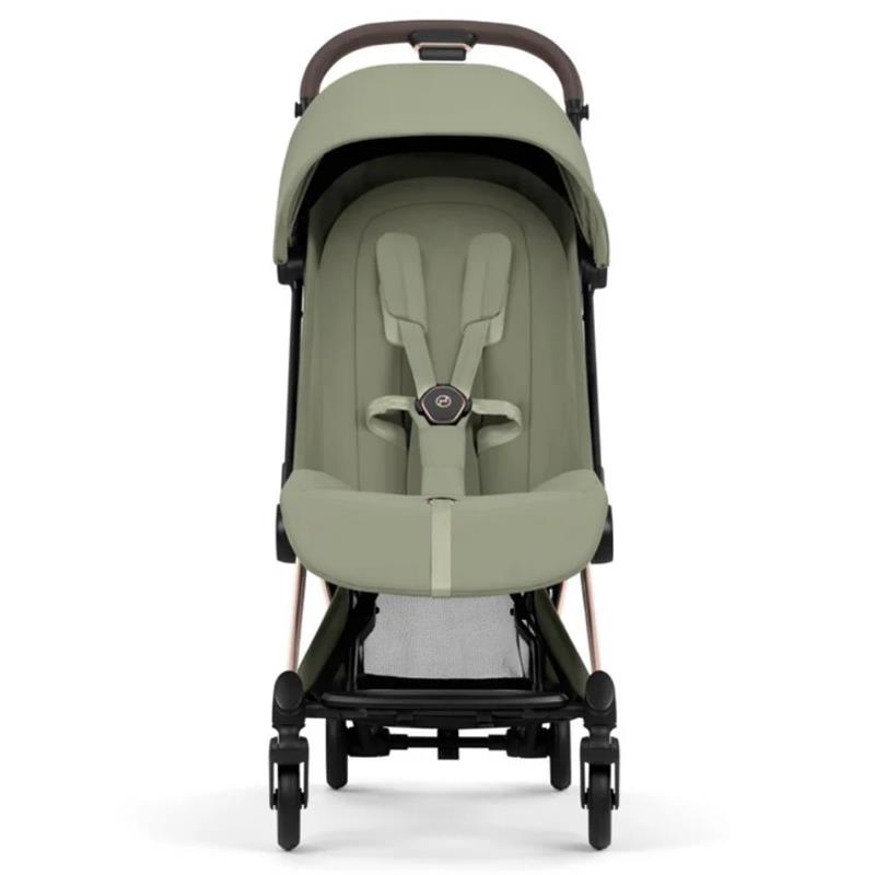 Cybex Platinum Coya Stroller Style Collection, Rose Gold Frame/Sage Green Lux Seat Image 4