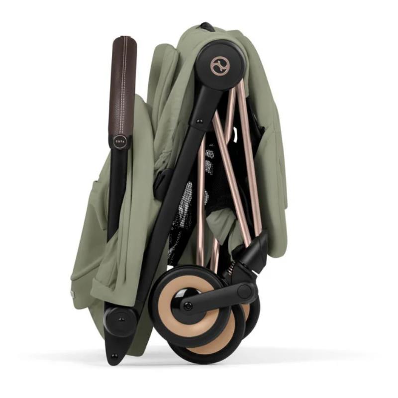 Cybex Platinum Coya Stroller Style Collection, Rose Gold Frame/Sage Green Lux Seat Image 6