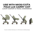 Cybex Platinum Coya Stroller Style Collection, Rose Gold Frame/Sage Green Lux Seat Image 8