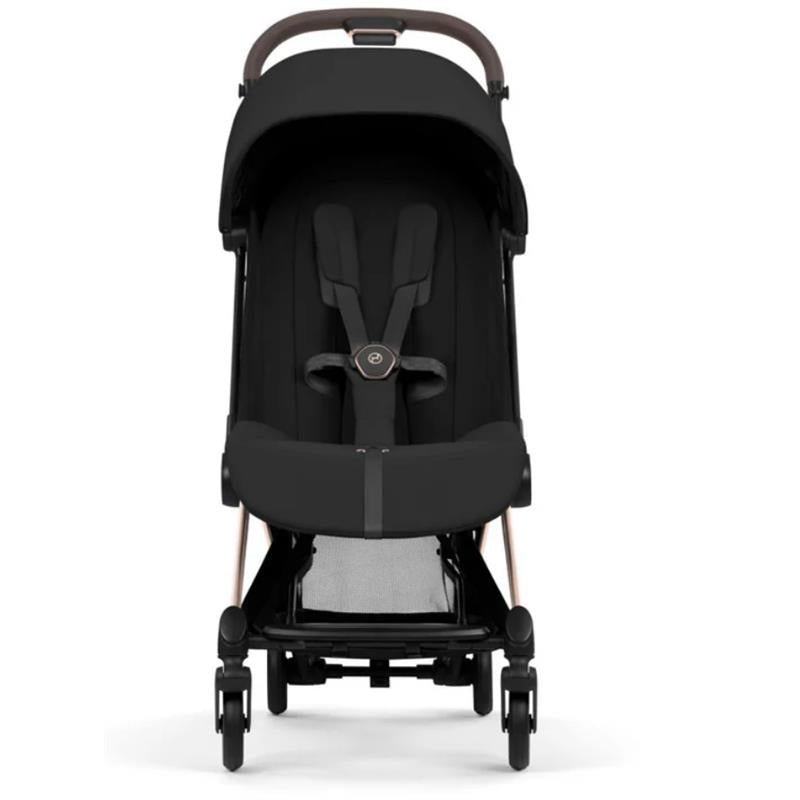 Cybex Platinum Coya Stroller Style Collection, Rose Gold Frame/Sepia Black Lux Seat Image 4