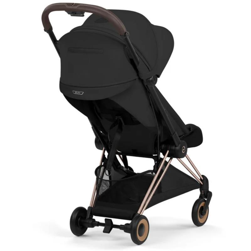 Cybex Platinum Coya Stroller Style Collection, Rose Gold Frame/Sepia Black Lux Seat Image 5