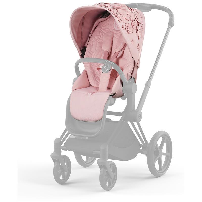 Cybex - Priam 4/EPriam 2 Seat Pack, Simply Flowers Pale Blush Image 1