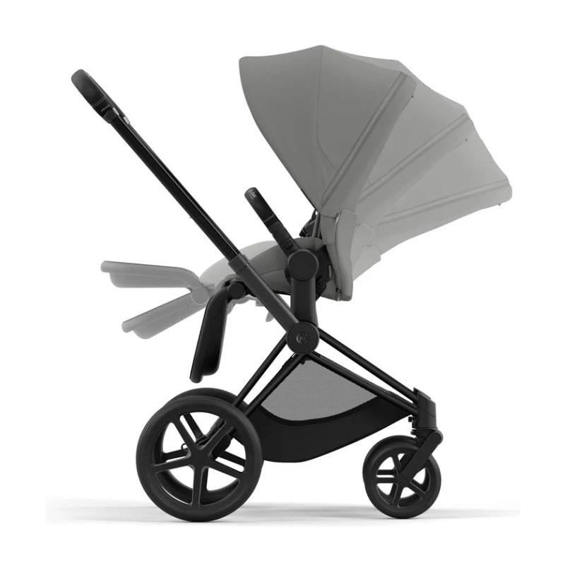 Cybex - Priam 4 Stroller In Matte Black, Mirage Grey Image 2