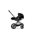 Cybex Priam 4 Stroller - Matte Black/Black Frame And Mustard Yellow Seat Pack Image 2