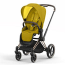 Cybex Priam 4 Stroller - Rose Gold/Brown Frame And Mustard Yellow Seat Pack Image 1