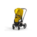 Cybex Priam 4 Stroller - Rose Gold/Brown Frame And Mustard Yellow Seat Pack Image 9