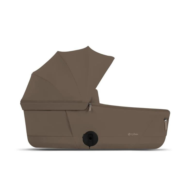 CYBEX PRIAM Fold Lux Carry Cot, Comfort Collection, Coconut Brown