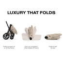Cybex Priam Fold Lux Carry Cot, Cozy Beige Image 5