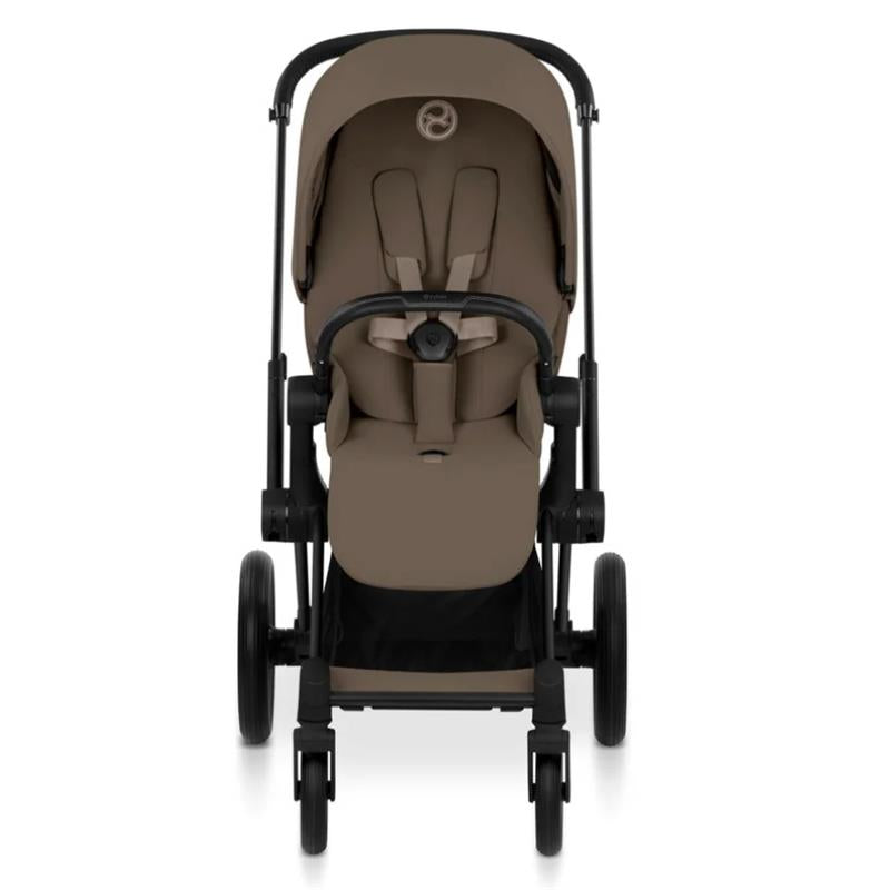 Cybex Priam Stroller Matte Black Frame/Coconut Brown Lux Seat Image 2