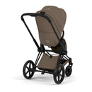 Cybex Priam Stroller Matte Black Frame/Coconut Brown Lux Seat Image 3