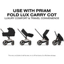 Cybex Priam Stroller Matte Black Frame/Coconut Brown Lux Seat Image 8
