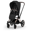 Cybex Priam Stroller Rose Gold Frame/Sepia Black Lux Seat Image 1