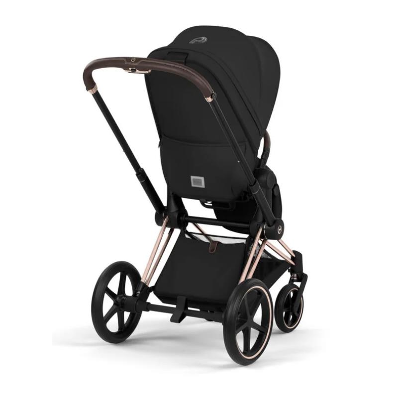 cybex stroller rose gold Cybex Priam Stroller Rose Gold Frame/Sepia Black Lux Seat