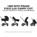 Cybex Priam Stroller Rose Gold Frame/Sepia Black Lux Seat Image 8