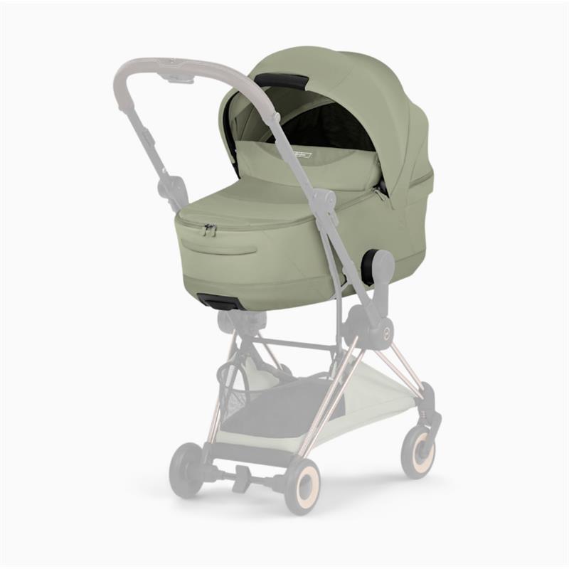 Cybex Priam Style Fold Cot 2026, Sage Green Image 3