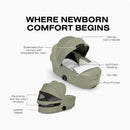 Cybex Priam Style Fold Cot 2026, Sage Green Image 4