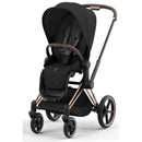 Cybex - Priam 4 Stroller Rose Gold Frame + Sepia Black Seat Pack Image 1