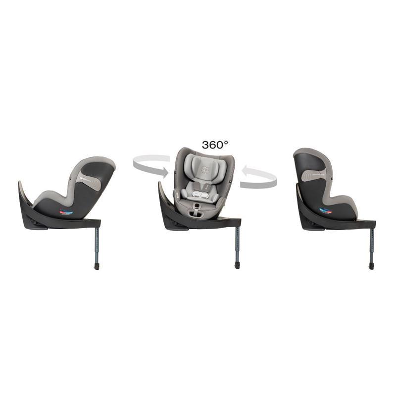 Cybex - Sirona S Rotating Convertible Car Seat with SensorSafe, Manhattan Grey Image 3