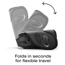 Cybex - Solution G2 Folding Travel High-Back Booster, Almond Beige Image 2