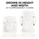 Cybex Solution T High-Back Booster Seat, Off White Image 4