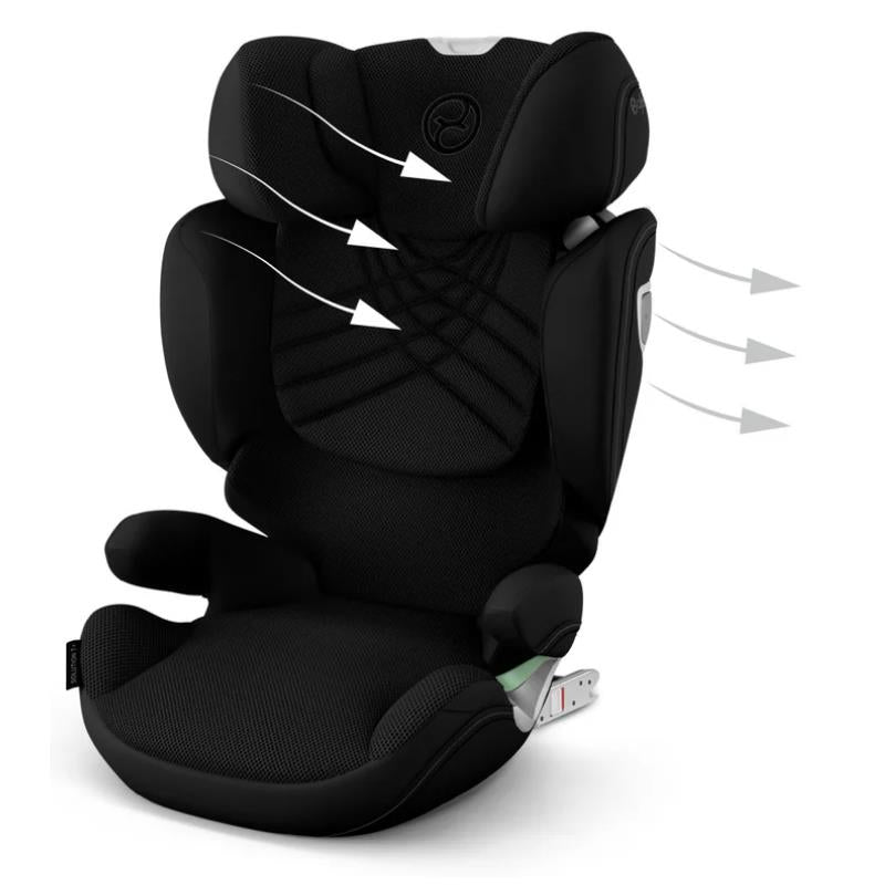 Cybex Solution T High-Back Booster Seat, Sepia Black Image 2