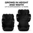 Cybex Solution T High-Back Booster Seat, Sepia Black Image 4