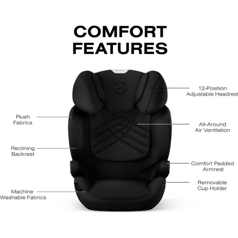 cybex high back booster car seat Cybex Solution T High-Back Booster Seat, Sepia Black