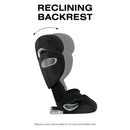 Cybex Solution T High-Back Booster Seat, Sepia Black Image 7