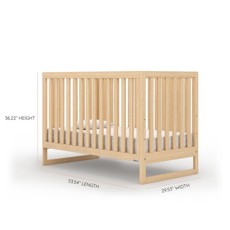 Dadada - Austin 3-In-1 Convertible Crib, Natural Image 7
