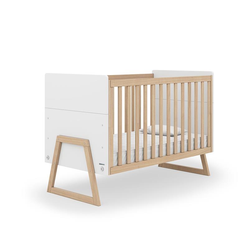 Dadada - Domino 2-In-1 Convertible Crib, White Image 1