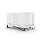 Dadada - Kenton 3-In-1 Convertible Crib, White/Black Image 1