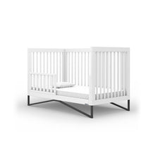 Dadada - Kenton 3-In-1 Convertible Crib, White/Black Image 2