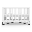 Dadada - Kenton 3-In-1 Convertible Crib, White/Black Image 5