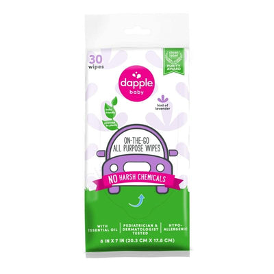 Dapple - All Purpose Wipes, Lavender, On The Go, 30 Ct Image 1