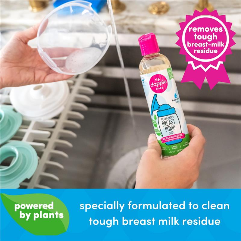 Dapple - Baby Breast Pump Soap, Fragrance Free, 8 Oz Image 3