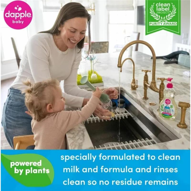Dapple - Bottle & Dish Liquid, Citrus, 16.9 Oz Image 4