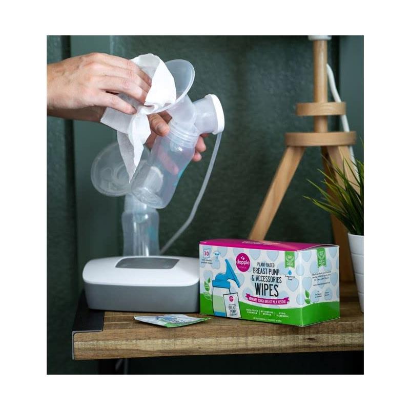 Dapple - Breast Pump Wipes, Single Use 30 Ct Image 3